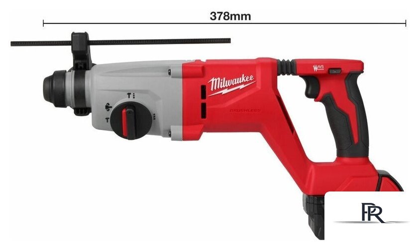 Перфоратор Milwaukee M18 M18BLHACD26-402X 4933492480 (с 2-мя АКБ, кейс) - Изображение №8 — Интернет-магазин ПроЗаказ