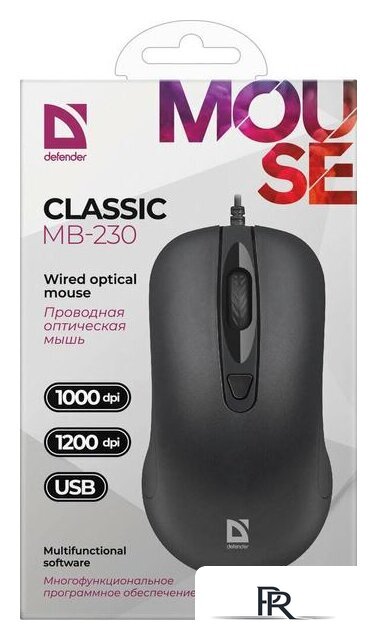Мышь Defender Classic MB-230 (4 кнопки) - Изображение №4 — Интернет-магазин ПроЗаказ