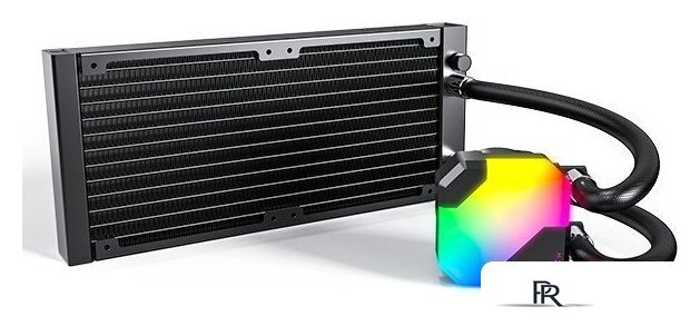 Система жидкостного охлаждения для процессора Montech HyperFlow ARGB 240 (черный) - Изображение №3 — Интернет-магазин ПроЗаказ