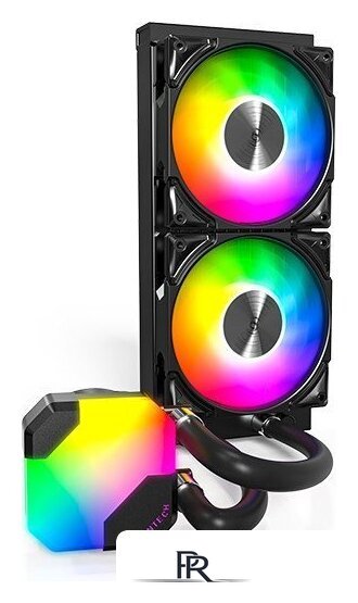 Система жидкостного охлаждения для процессора Montech HyperFlow ARGB 240 (черный) - Изображение №2 — Интернет-магазин ПроЗаказ