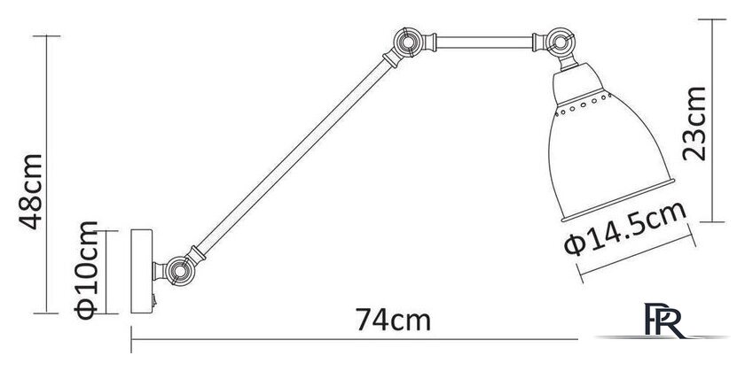 Бра Arte Lamp A2055AP-1AB - Изображение №4 — Интернет-магазин ПроЗаказ