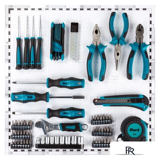 Набор домашнего мастера Bort BTK-82 (82 предмета) - Изображение №6 — Интернет-магазин ПроЗаказ