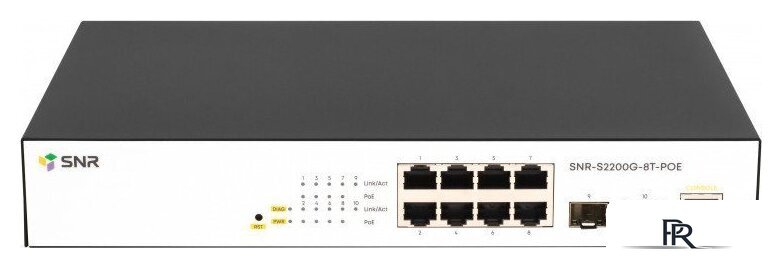 Настраиваемый коммутатор SNR SNR-S2200G-8T-POE - Изображение №1 — Интернет-магазин ПроЗаказ