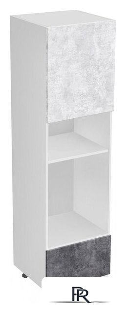 Шкаф-пенал Артём-Мебель 600мм СН-114.147 (ДСП бетон спаркс лайт/бетон спаркс) - Изображение №1 — Интернет-магазин ПроЗаказ