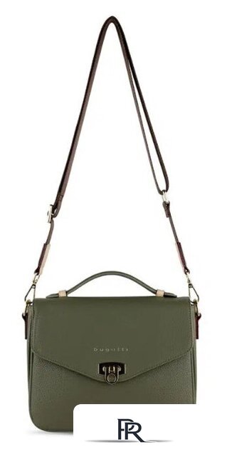 Женская сумка Bugatti Ella 49663484 (оливковый) - Изображение №3 — Интернет-магазин ПроЗаказ