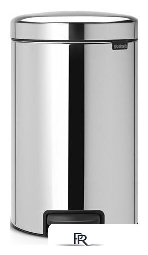 Мусорное ведро Brabantia Pedal Bin NewIcon 12 л (стальной полированный) - Изображение №1 — Интернет-магазин ПроЗаказ