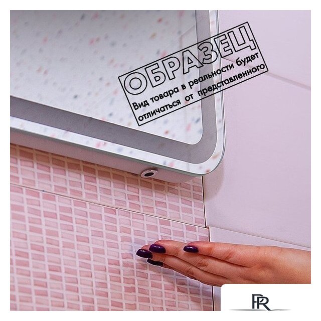  Пекам Зеркало Ring 1 80x80 ring1-80x80d (с подсветкой и сенсором на взмах руки) - Изображение №3 — Интернет-магазин ПроЗаказ