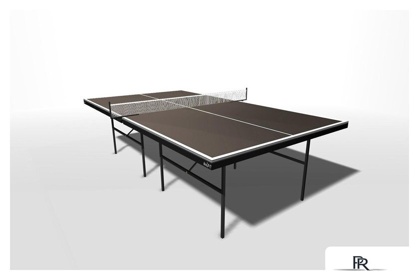 Теннисный стол Wips Strong Outdoor (коричневый) - Изображение №2 — Интернет-магазин ПроЗаказ
