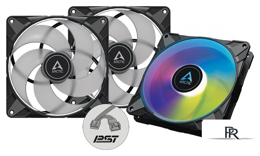 Комплект вентиляторов для корпуса Arctic P14 PWM PST A-RGB 3 шт ACFAN00257A - Изображение №1 — Интернет-магазин ПроЗаказ