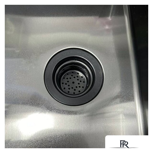 Кухонная мойка Roxen Simple 560220-70B PVD графит (с коландером и дозатором) - Изображение №10 — Интернет-магазин ПроЗаказ