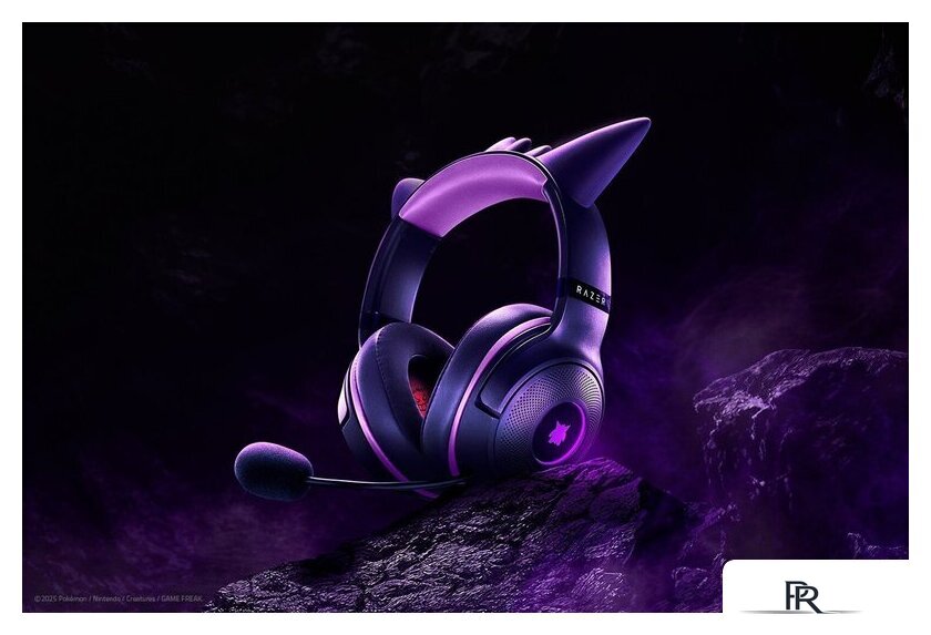 Наушники Razer Kraken Kitty V2 Pokemon Gengar Edition - Изображение №4 — Интернет-магазин ПроЗаказ