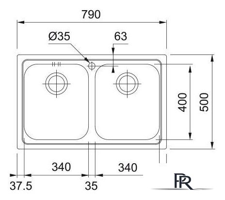 Кухонная мойка Franke Logica LLL 620-79 101.0153.295 - Изображение №3 — Интернет-магазин ПроЗаказ