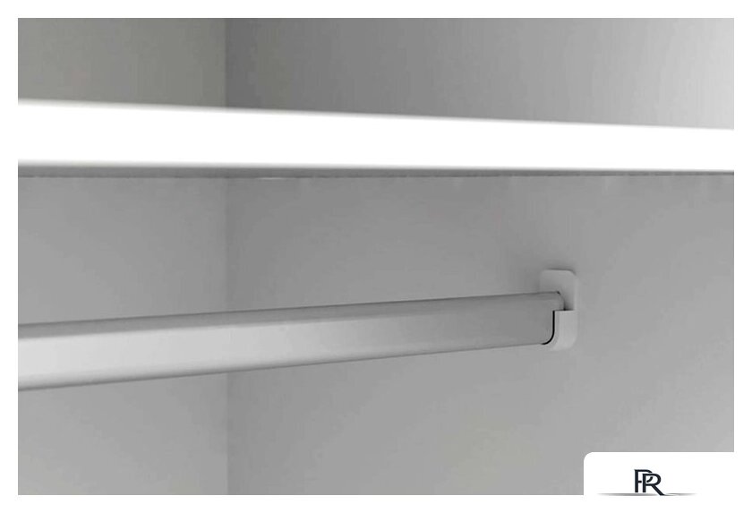 Шкаф распашной Мебельград Соната трехстворчатый (белый фон/дуб сонома) - Изображение №4 — Интернет-магазин ПроЗаказ