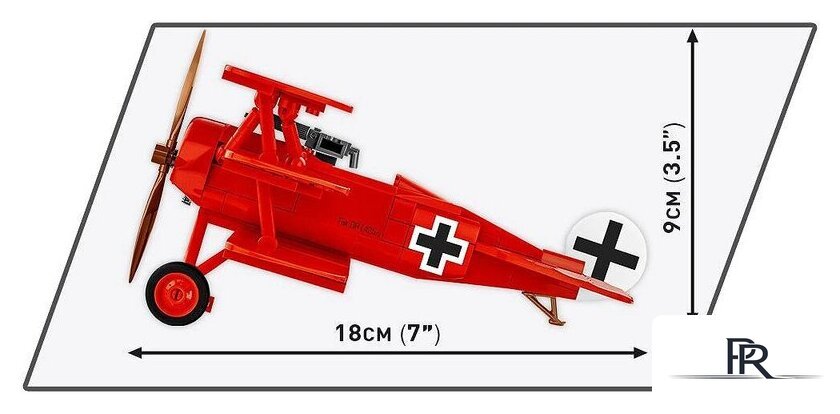 Конструктор Cobi Historical Collection Great War Fokker Dr.1 