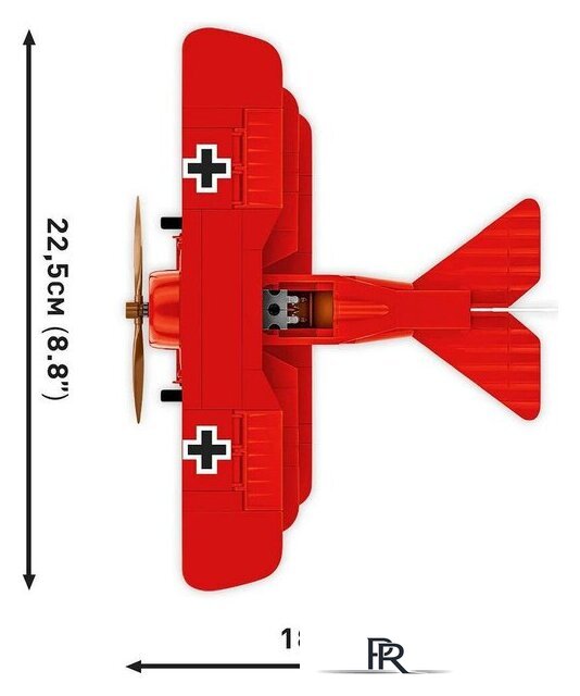 Конструктор Cobi Historical Collection Great War Fokker Dr.1 