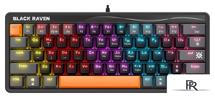 Клавиатура Defender Black Raven GK-417 45414 - Изображение №1 — Интернет-магазин ПроЗаказ