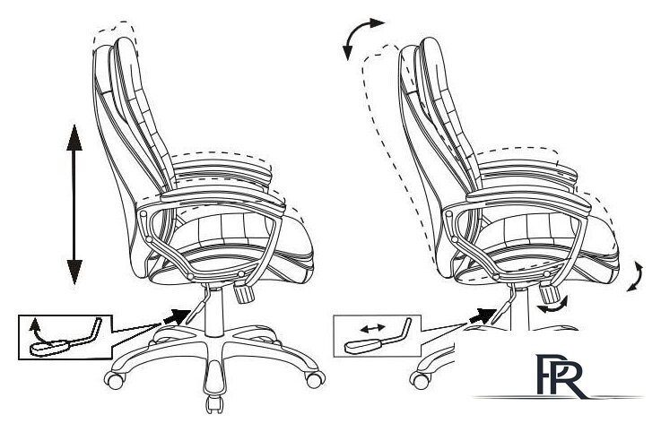 Офисное кресло Бюрократ T-9950LT (коричневый) - Изображение №5 — Интернет-магазин ПроЗаказ