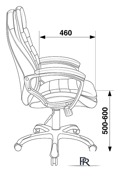 Офисное кресло Бюрократ T-9950LT (коричневый) - Изображение №6 — Интернет-магазин ПроЗаказ
