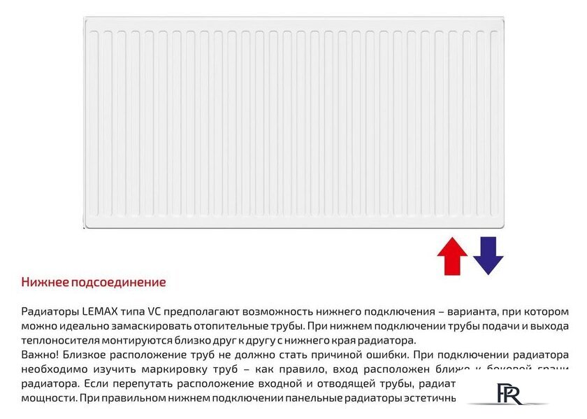 Стальной панельный радиатор Лемакс Valve Compact 33 500x700 - Изображение №3 — Интернет-магазин ПроЗаказ
