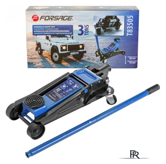 Подкатной домкрат FORSAGE F-T83505 3т - Изображение №1 — Интернет-магазин ПроЗаказ