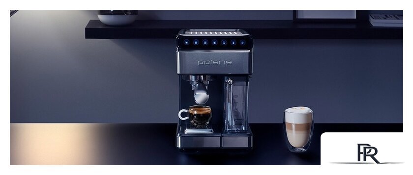 Рожковая кофеварка Polaris PCM 1535E Adore Cappuccino - Изображение №7 — Интернет-магазин ПроЗаказ