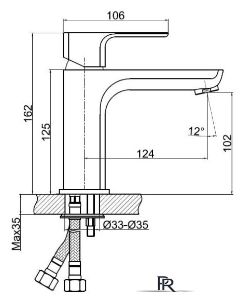 Смеситель Cersanit Geo 63039 - Изображение №2 — Интернет-магазин ПроЗаказ