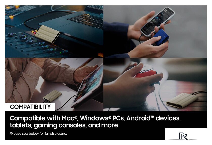 Внешний накопитель Samsung T7 Shield 4TB (черный) - Изображение №6 — Интернет-магазин ПроЗаказ