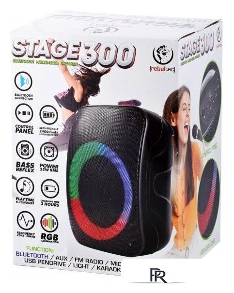 Беспроводная колонка Rebeltec Stage 300 - Изображение №6 — Интернет-магазин ПроЗаказ