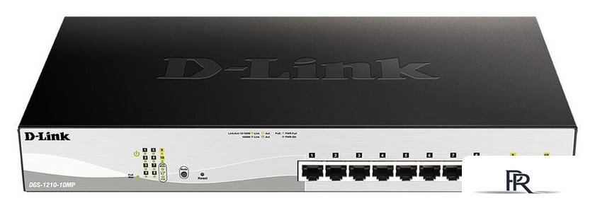 Управляемый коммутатор 2-го уровня D-Link DGS-1210-10MP/FL1A - Изображение №1 — Интернет-магазин ПроЗаказ