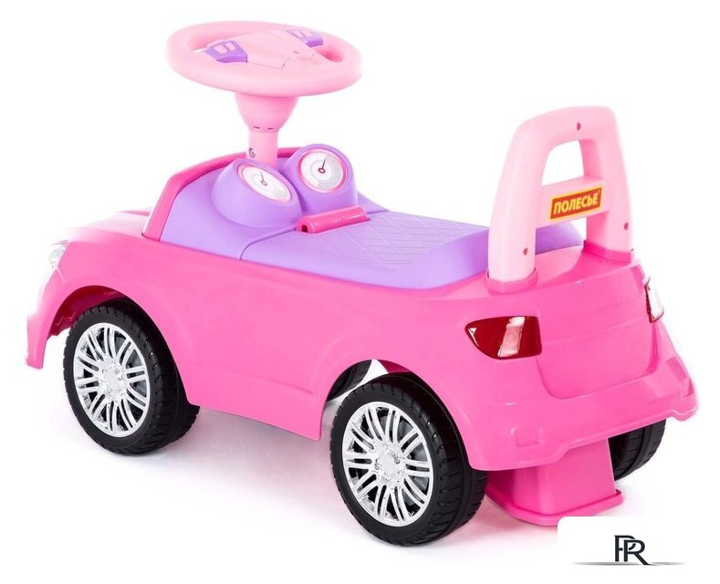 Каталка Полесье SuperCar №3 84491 (розовый) - Изображение №5 — Интернет-магазин ПроЗаказ