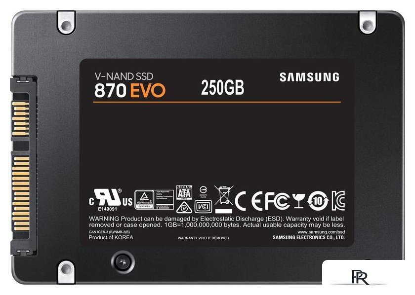 SSD Samsung 870 Evo 250GB MZ-77E250BW - Изображение №2 — Интернет-магазин ПроЗаказ