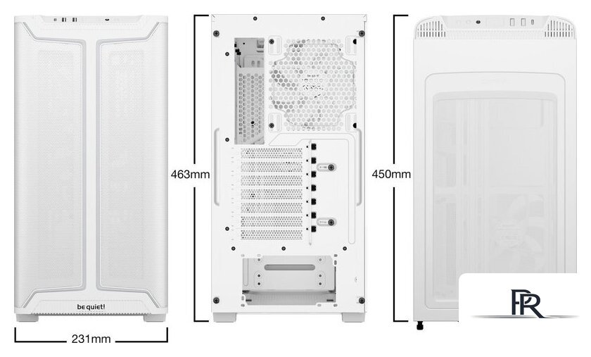 Корпус be quiet! Pure Base 501 DX White BGW77 - Изображение №3 — Интернет-магазин ПроЗаказ