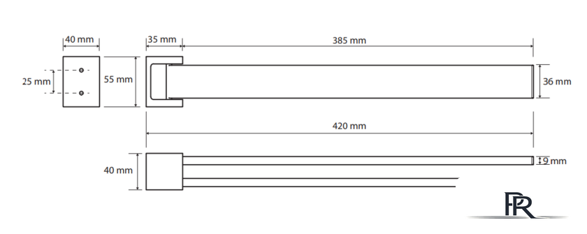 Держатель для полотенца Bemeta Gamma 145804102 - Изображение №2 — Интернет-магазин ПроЗаказ