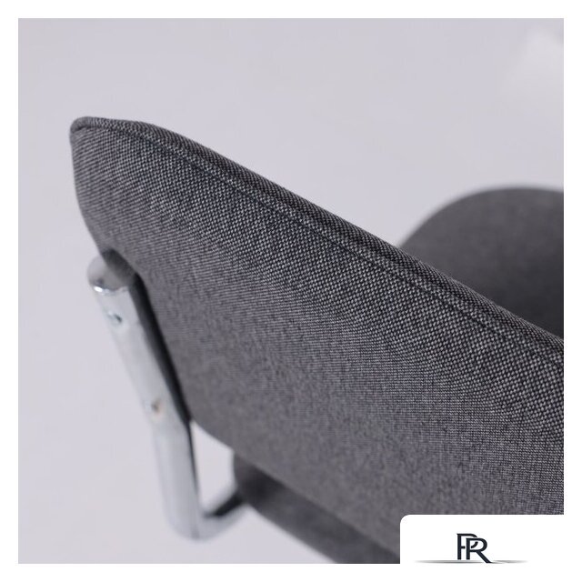 Офисный стул AksHome Славия Leto 68 (темно-серая ткань/хром) - Изображение №6 — Интернет-магазин ПроЗаказ