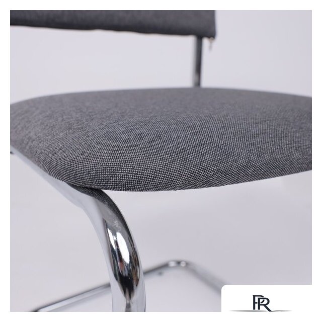Офисный стул AksHome Славия Leto 68 (темно-серая ткань/хром) - Изображение №9 — Интернет-магазин ПроЗаказ
