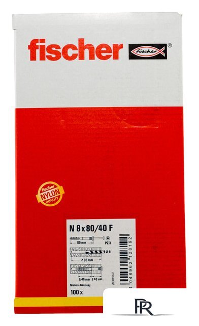 Дюбель-гвоздь Fischer N 8 x 120/80 S 48794 (100 шт) - Изображение №3 — Интернет-магазин ПроЗаказ