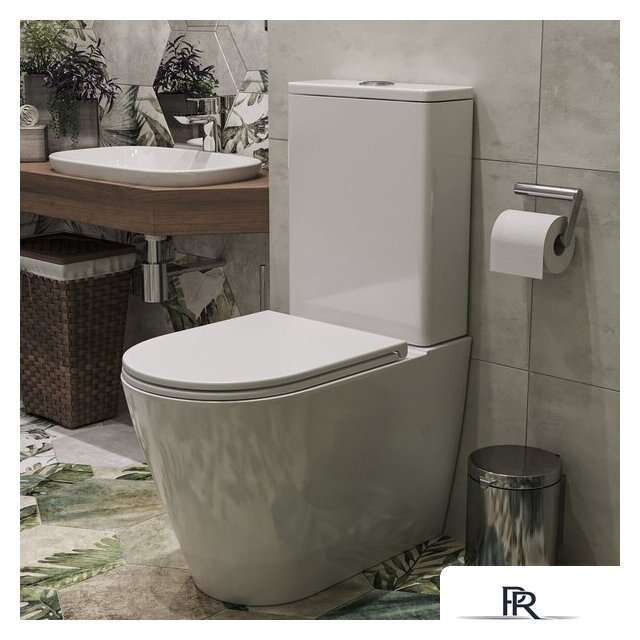 Унитаз напольный Roxen Wailet Tornado Rimless Soft Close 600175-01 - Изображение №3 — Интернет-магазин ПроЗаказ