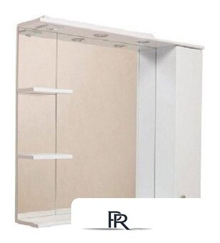  Onika Шкаф с зеркалом Эльбрус 80.02 правый (белый) [208022] - Изображение №1 — Интернет-магазин ПроЗаказ