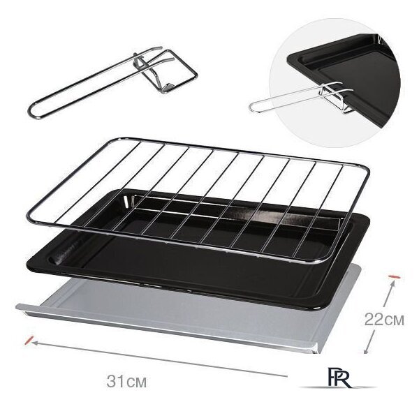 Мини-печь Oursson MO1801/BL - Изображение №4 — Интернет-магазин ПроЗаказ