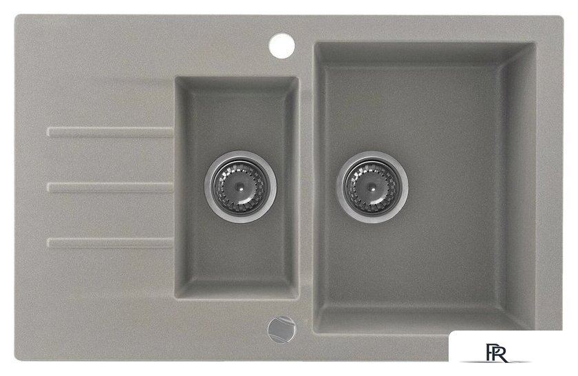 Кухонная мойка Kernau KGS A 6079 1.5B1D Grey Metallic - Изображение №1 — Интернет-магазин ПроЗаказ