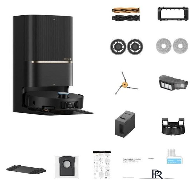 Робот-пылесос Dreame Robot Vacuum L60 Pro Ultra Black RLL56CE0 (евровилка, черный) - Изображение №23 — Интернет-магазин ПроЗаказ