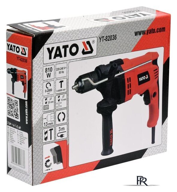 Ударная дрель Yato YT-82036 - Изображение №4 — Интернет-магазин ПроЗаказ