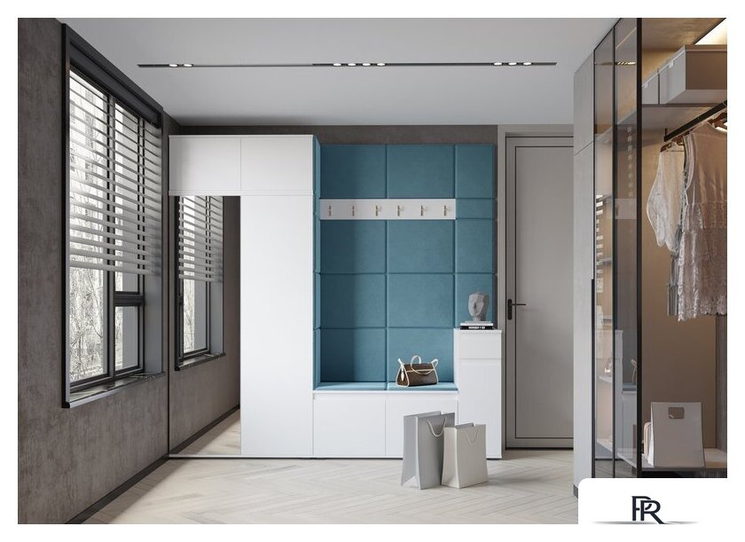 Шкаф распашной НК-Мебель Stark 2-х дверный 71579684 (белый) - Изображение №3 — Интернет-магазин ПроЗаказ