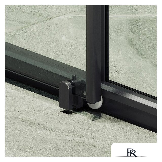 Душевая дверь MaybahGlass 195x120 MGD-1276-6 (бесцветный/черный) - Изображение №6 — Интернет-магазин ПроЗаказ