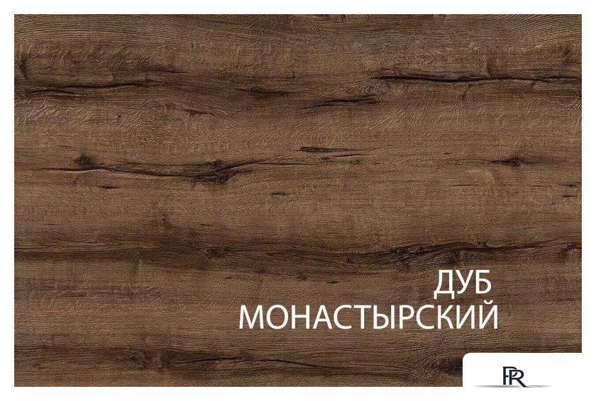 Книжный шкаф Anrex Jagger 1V1D1SN Дуб Монастырский/Черный - Изображение №6 — Интернет-магазин ПроЗаказ