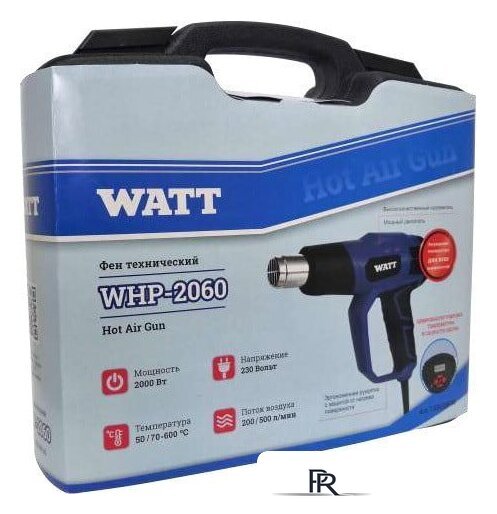 Промышленный фен WATT WHP-2060 7.020.006.00 - Изображение №4 — Интернет-магазин ПроЗаказ