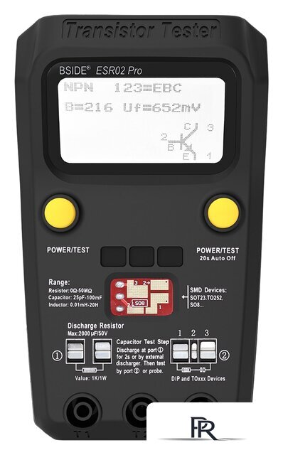 Тестер Bside ESR02 Pro (черный) - Изображение №1 — Интернет-магазин ПроЗаказ