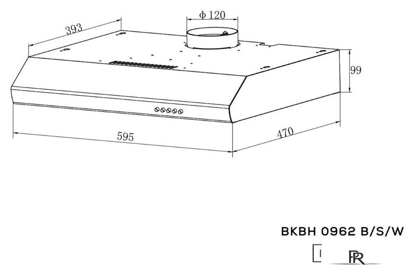 Кухонная вытяжка Kernau Basic BKBH 0962 W - Изображение №13 — Интернет-магазин ПроЗаказ