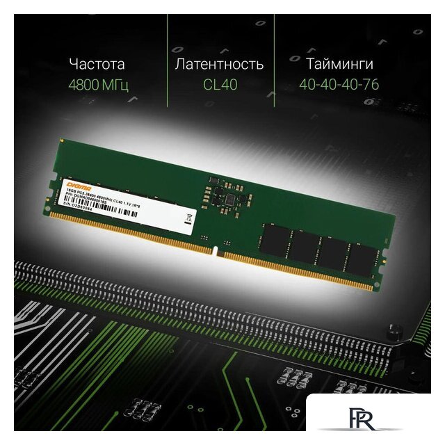 Оперативная память Digma 16ГБ DDR5 4800 МГц DGMAD54800016S - Изображение №4 — Интернет-магазин ПроЗаказ