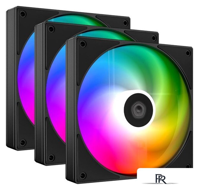 Комплект вентиляторов для корпуса ID-Cooling AS-120-ARGB-K Trio - Изображение №1 — Интернет-магазин ПроЗаказ